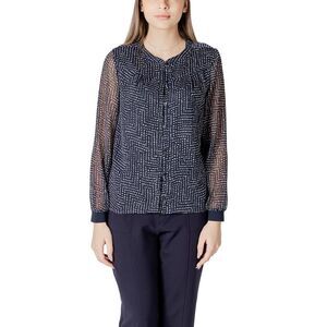 Street One Blue Polyester Women's Blouse